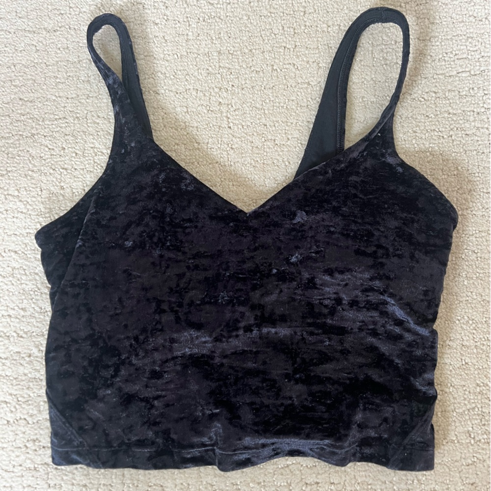 lululemon athletica Black Velvet Tank Top